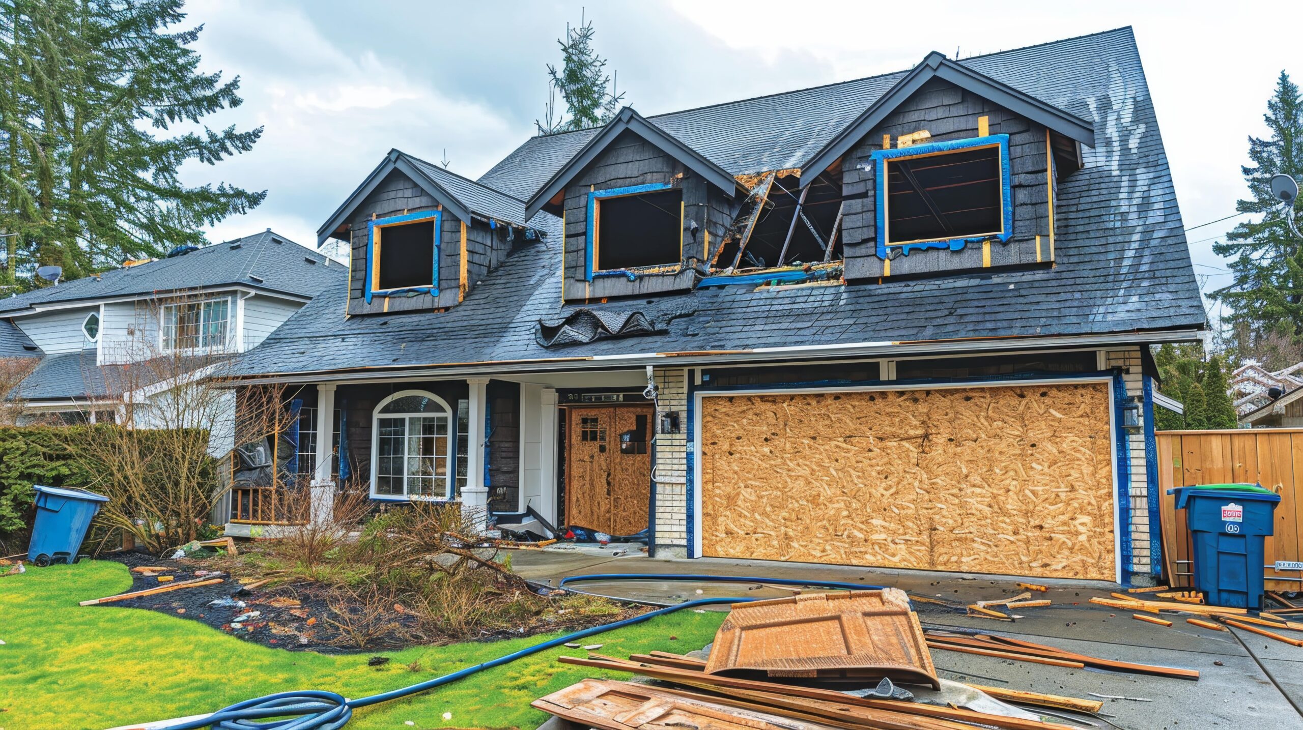 Damaged House